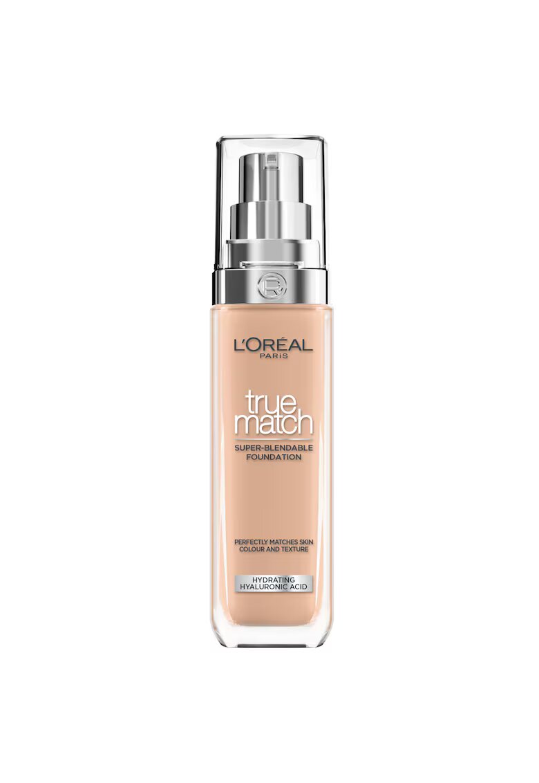 LOreal Paris Fond de ten infuzat cu acid hialuronic True Match 30 ml - 4.5 N