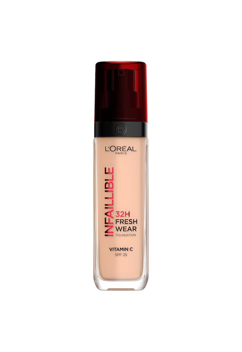 LOreal Paris Fond de ten rezistent la transfer Infaillible 32H Fresh Wear - 30 ml - Rose beige