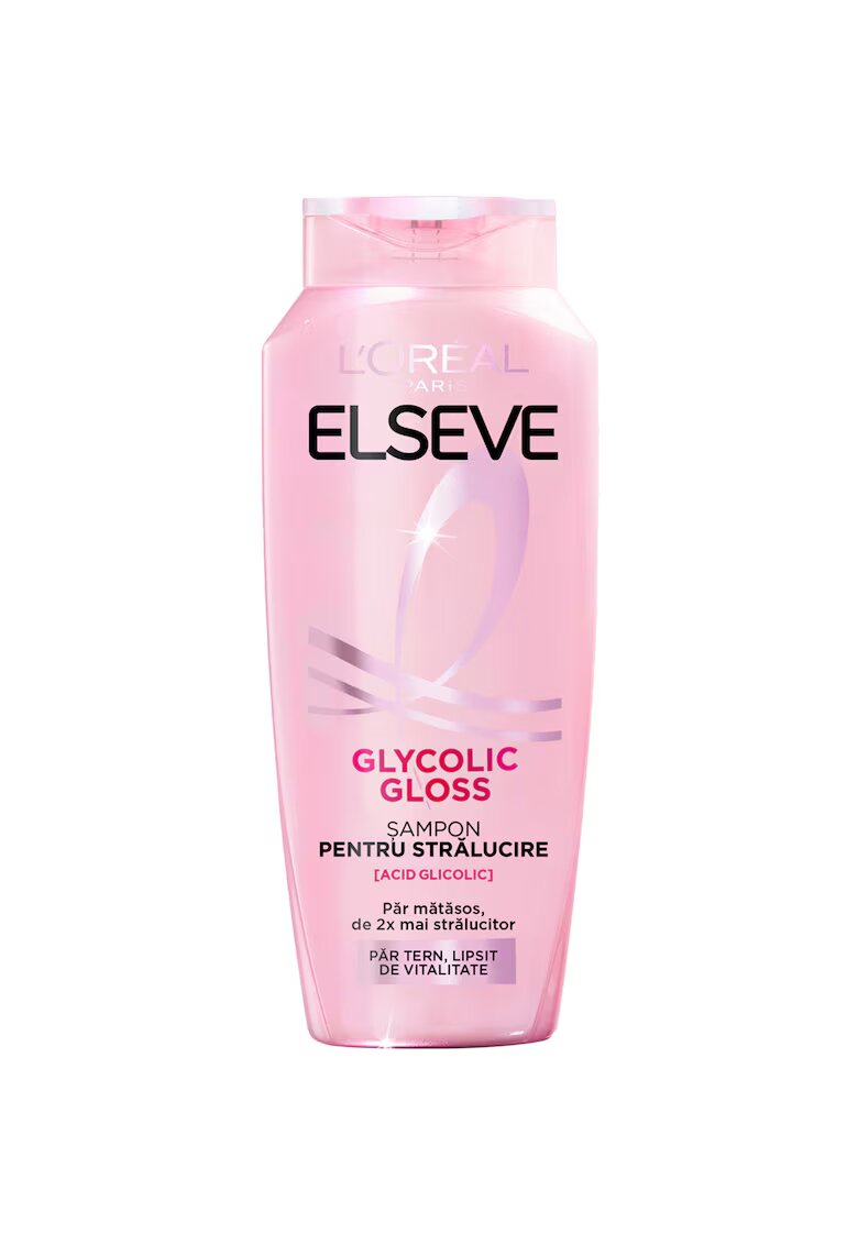 LOreal Paris Sampon Elseve Glycolic Gloss pentru stralucirea parului - contine Acid Glicolic - 250 ml