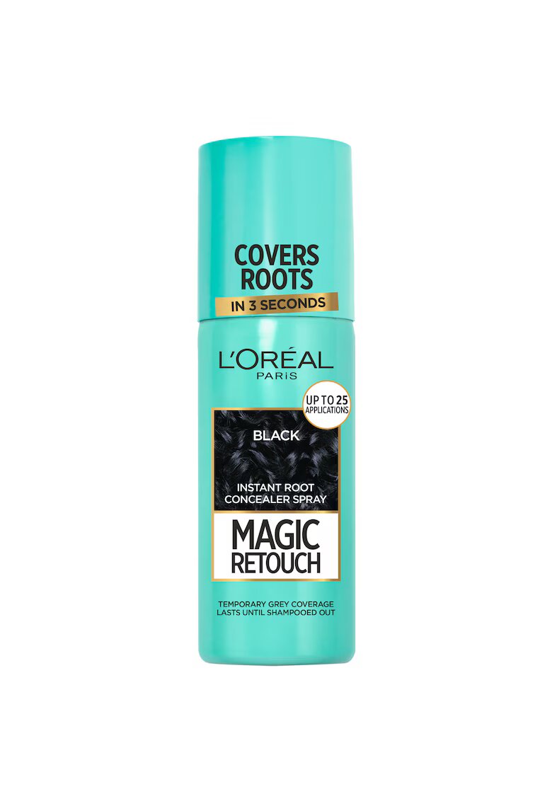 LOreal Paris Spray instant Magic Retouch pentru camuflarea radacinilor crescute - 75 ml - Negru