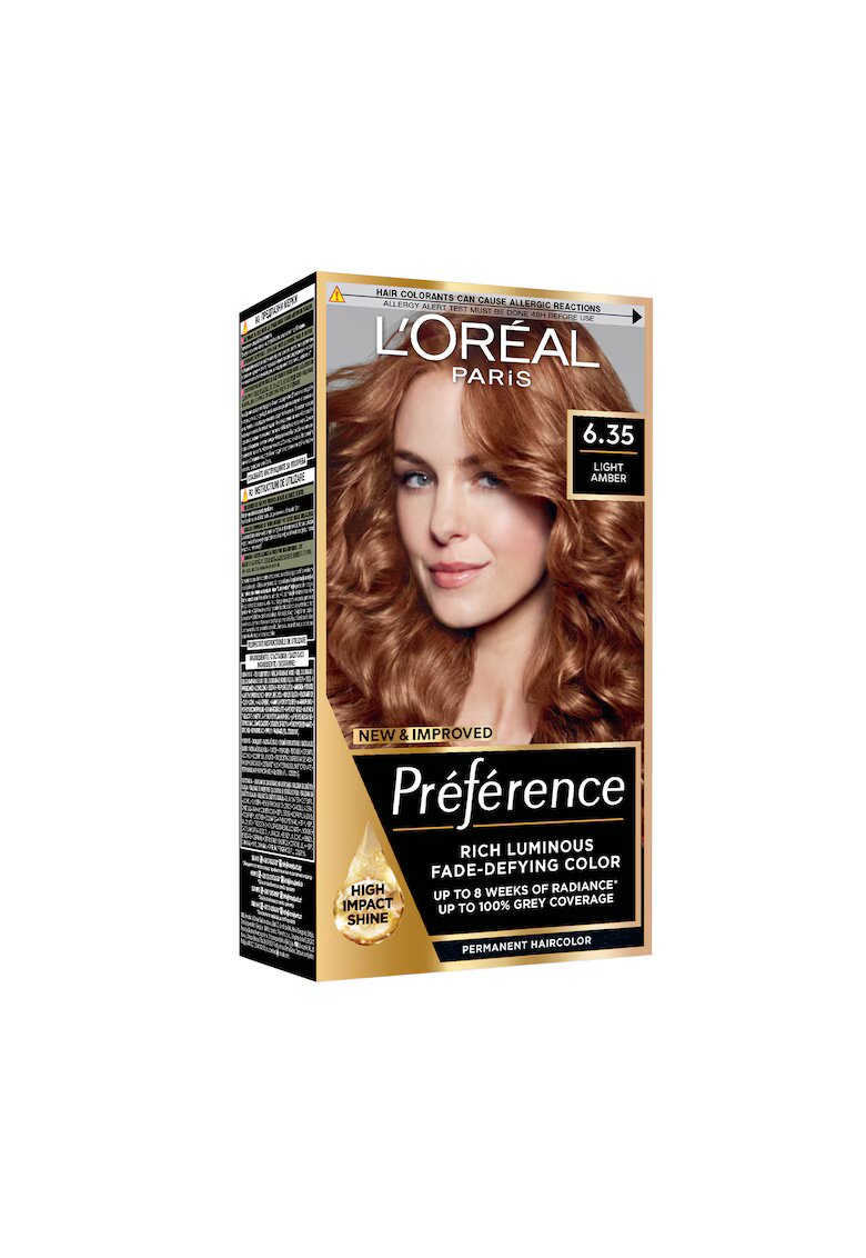 LOreal Paris Vopsea de par permanenta cu amoniac Preference - Havane