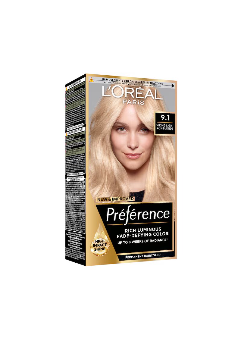 LOreal Paris Vopsea de par permanenta cu amoniac Preference - Viking