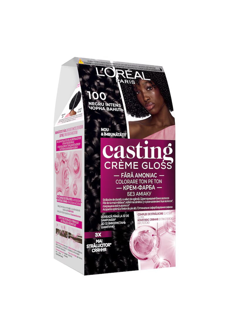 LOreal Paris Vopsea de par semi-permanenta fara amoniac - Casting Creme Gloss - 100