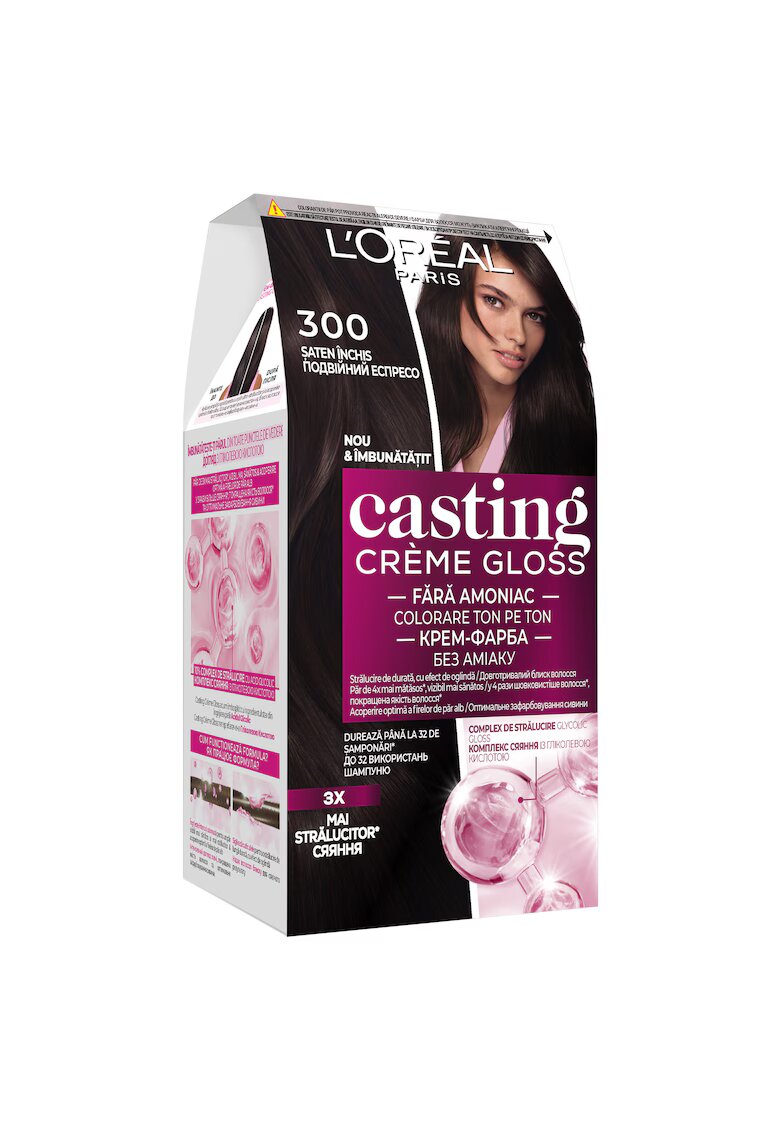 LOreal Paris Vopsea de par semi-permanenta fara amoniac - Casting Creme Gloss - 300