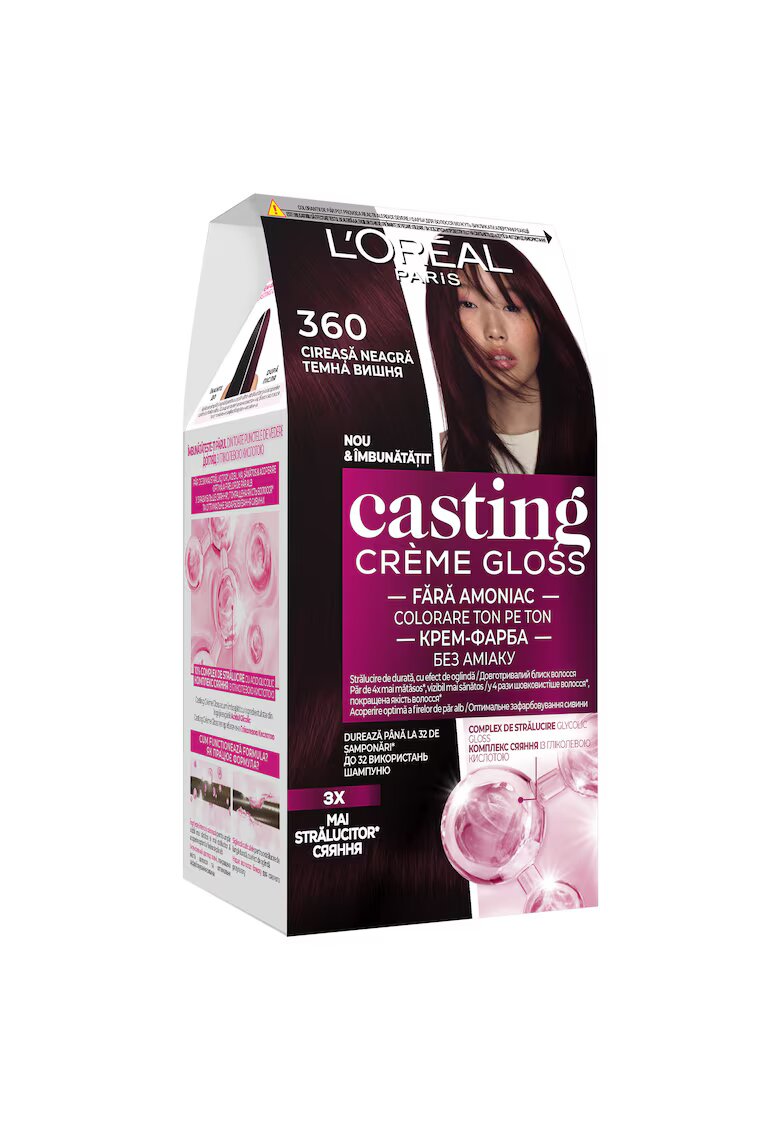LOreal Paris Vopsea de par semi-permanenta fara amoniac - Casting Creme Gloss - 360