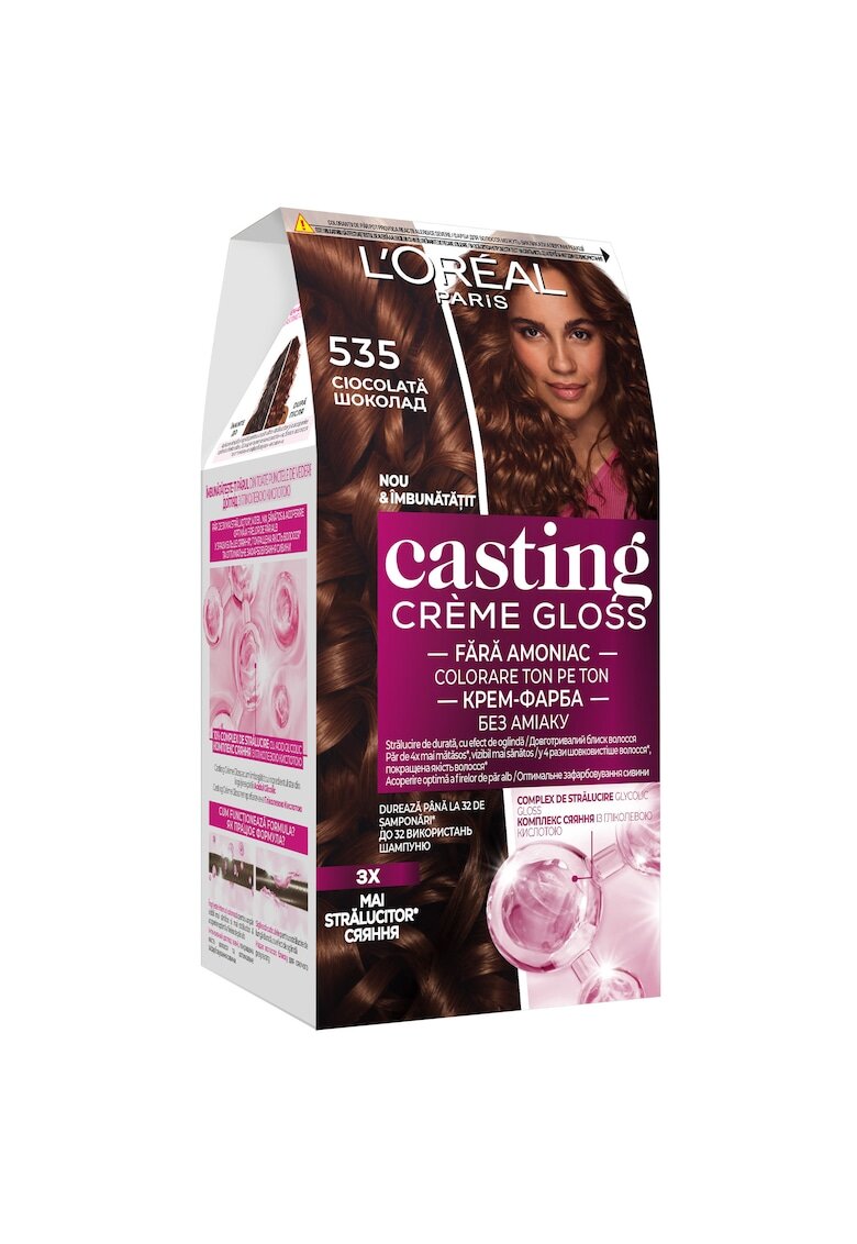 LOreal Paris Vopsea de par semi-permanenta fara amoniac - Casting Creme Gloss - 535