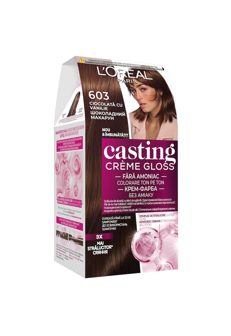 LOreal Paris Vopsea de par semi-permanenta fara amoniac - Casting Creme Gloss - 603