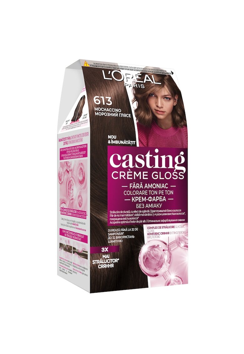 LOreal Paris Vopsea de par semi-permanenta fara amoniac - Casting Creme Gloss - 613