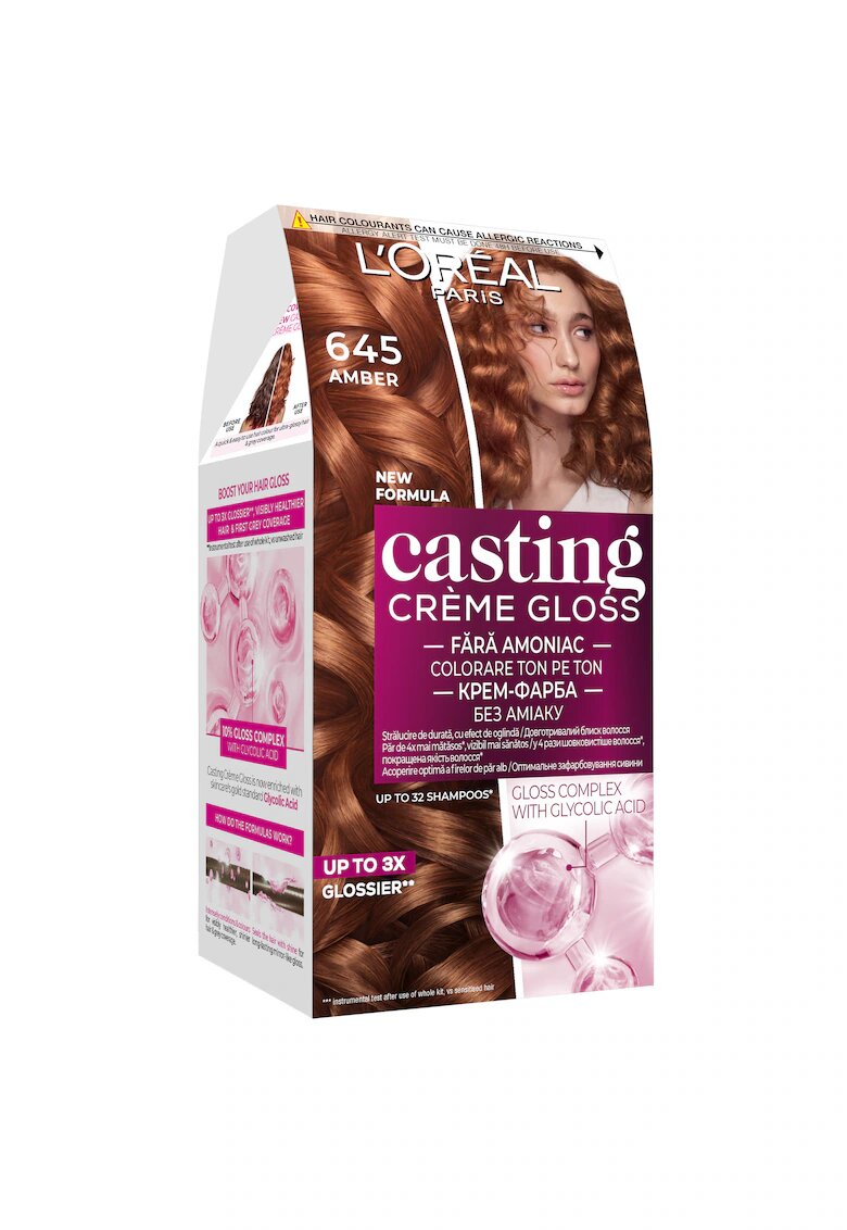 LOreal Paris Vopsea de par semi-permanenta fara amoniac - Casting Creme Gloss - 645