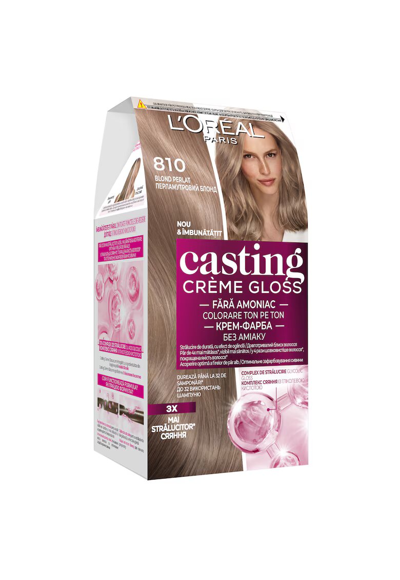 LOreal Paris Vopsea de par semi-permanenta fara amoniac - Casting Creme Gloss - 810
