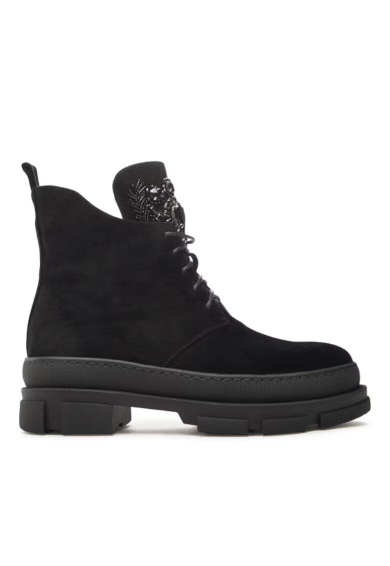 LORETTA VITALE EXCLUSIVE SHOES Ghete dama - Loretta Vitale - 303200244 - Negru - Piele naturala/Piele intoarsa - Negru
