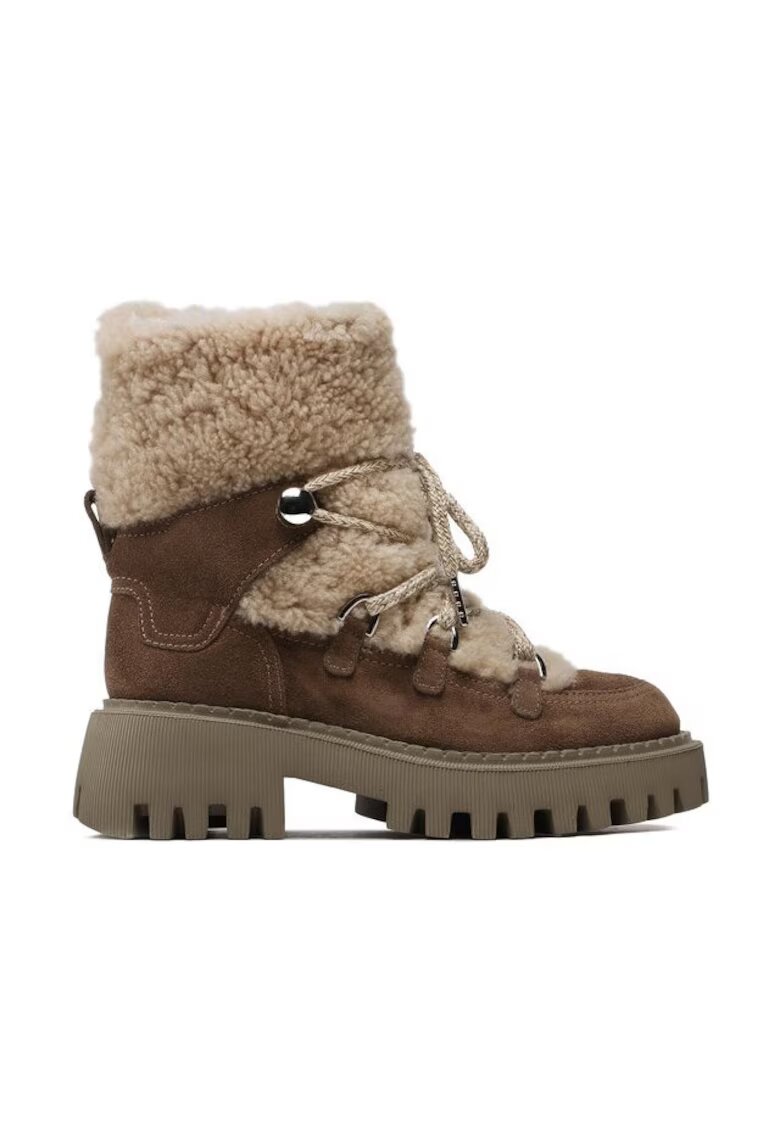 LORIBLU Ghete dama 302633418 - Piele naturala - Bej - Bej