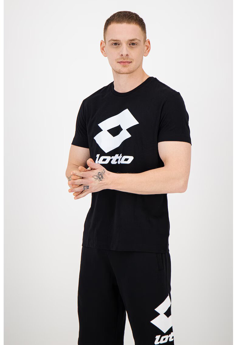 Lotto Tricou cu imprimeu logo Smart - Alb/Negru
