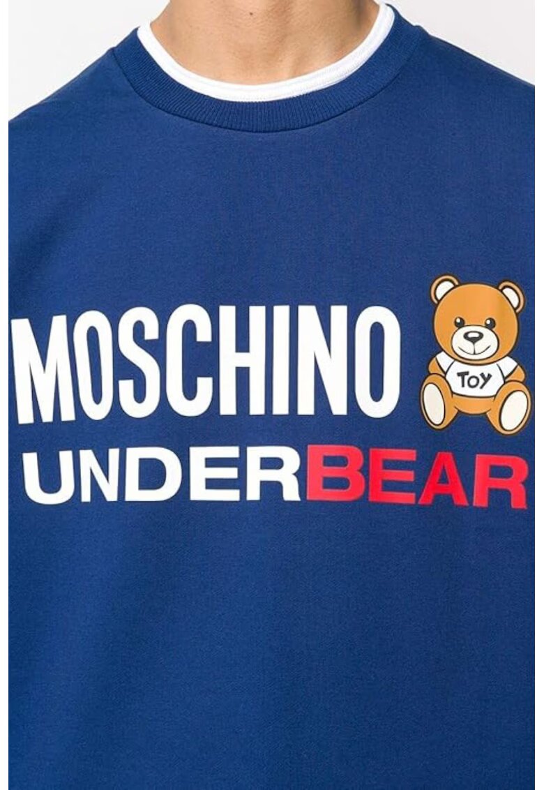 Love Moschino Bluza de trening cu imprimeu logo -
