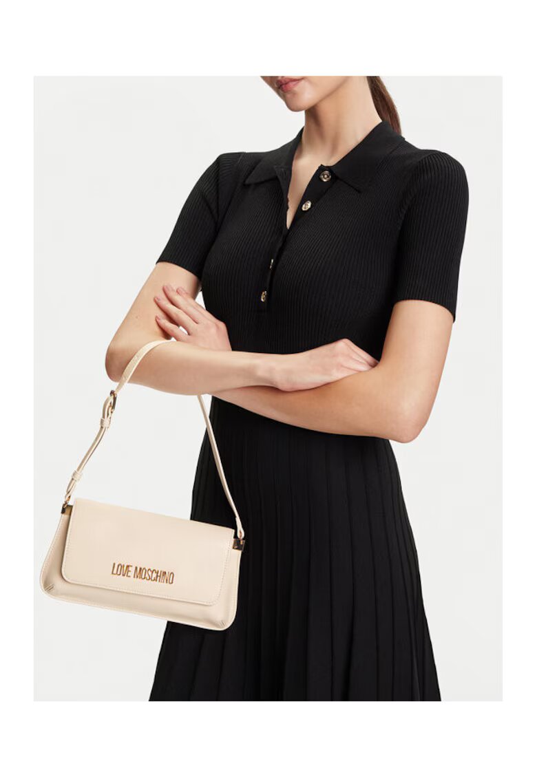 Love Moschino Geanta dama Avorio - ecologica - 30x25cm