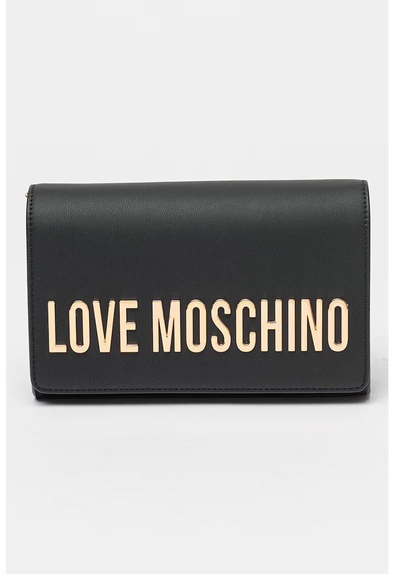 Love Moschino Geanta plic din piele ecologica cu logo