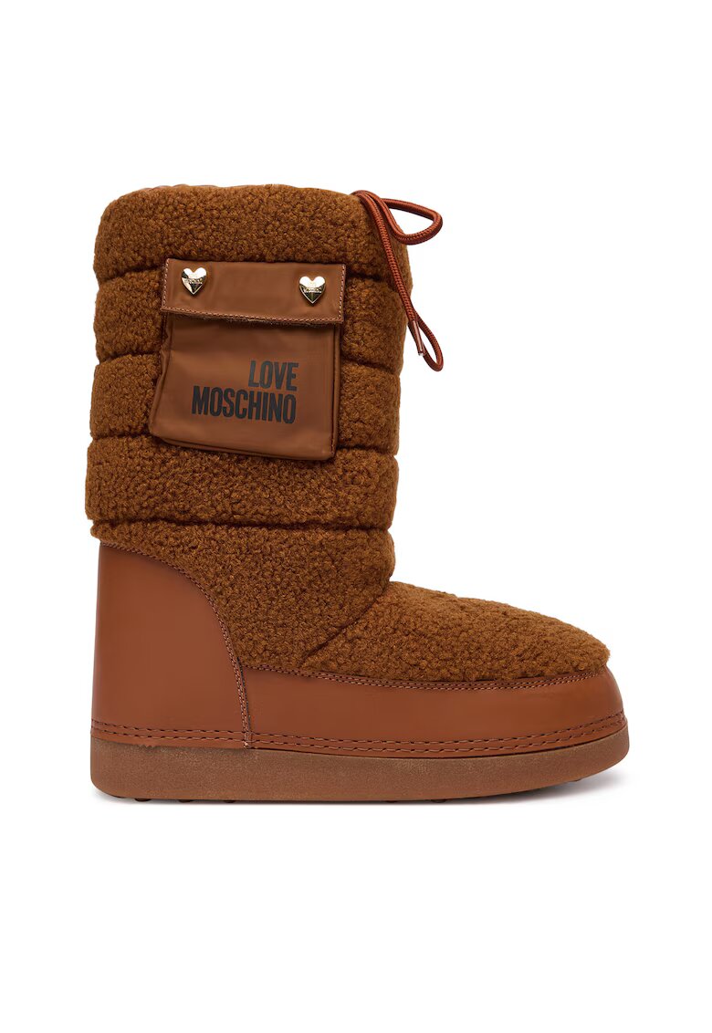Love Moschino Ghete dama de iarna - maro