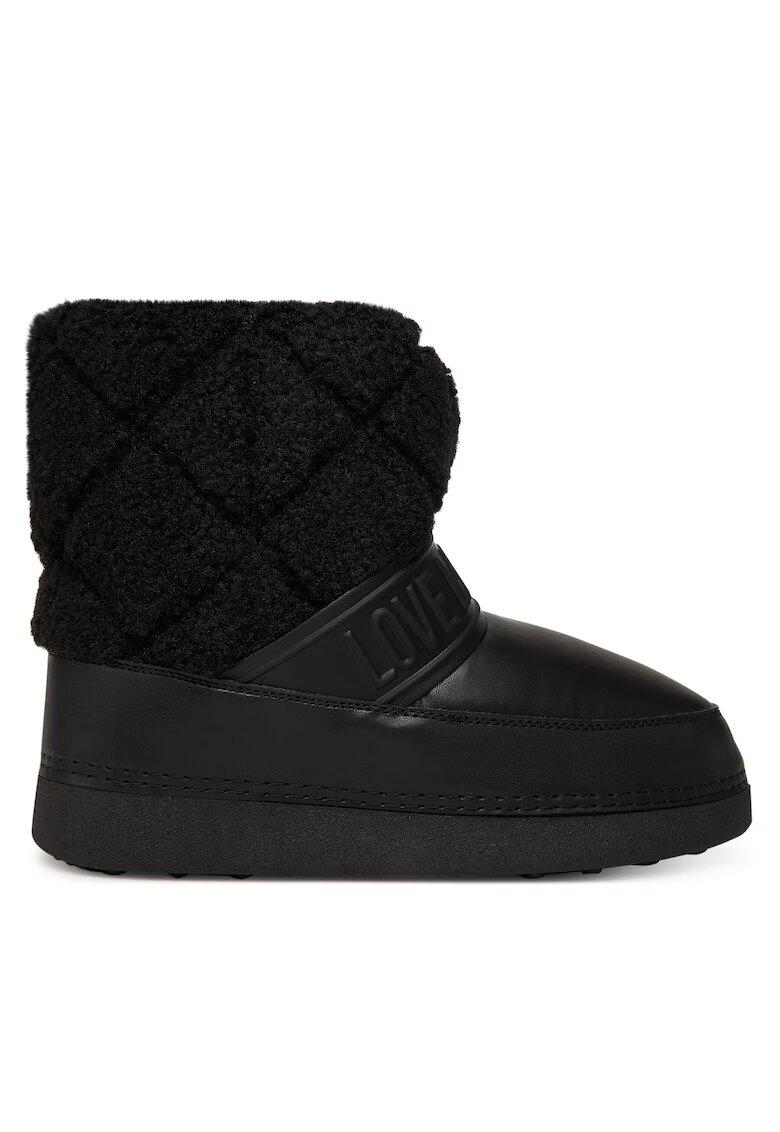 Love Moschino Ghete dama - de zapada - piele ecologica - negru