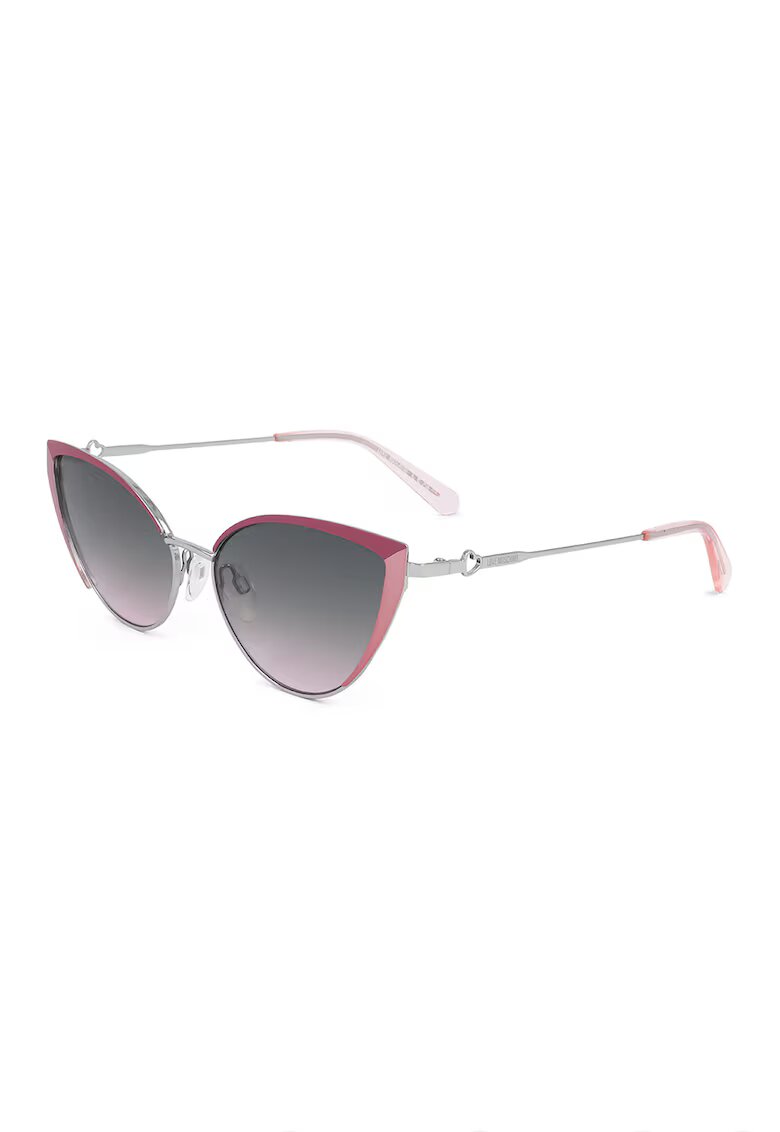 Love Moschino Ochelari de soare cat-eye - Roz/Argintiu
