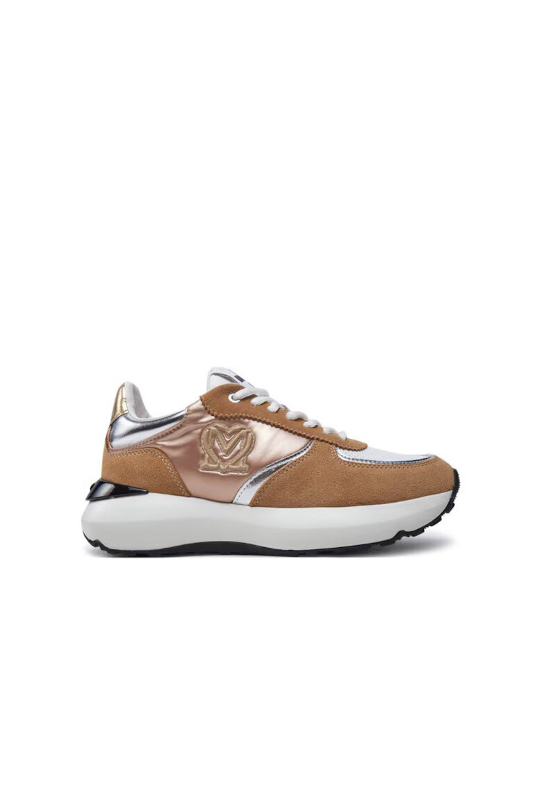 Love Moschino Pantofi sport dama - JA15455G0LIN210A - textil - maro