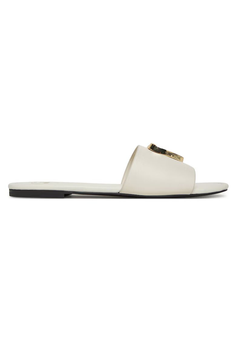 Love Moschino Slapi dama piele naturala - Latte