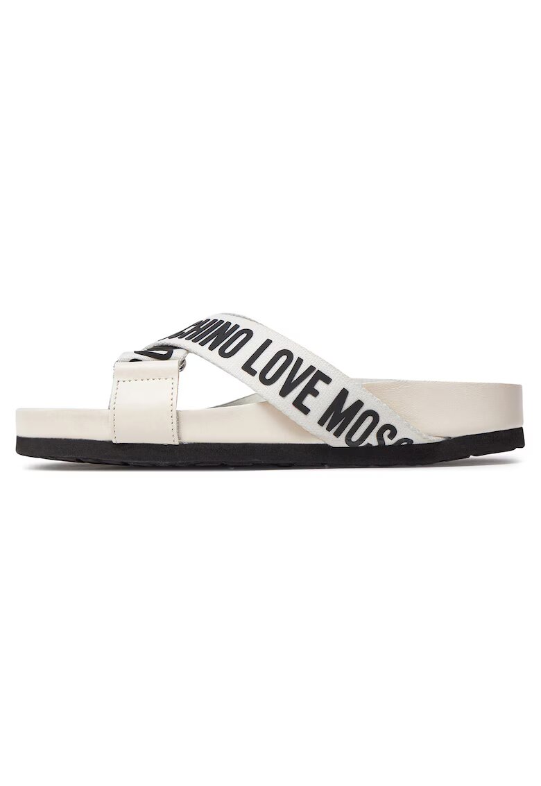 Love Moschino Slapi dama piele naturala - Latte - model JA28263G0IIX110A -