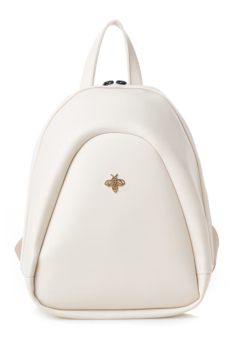 Lucky Bees Rucsac cu bretele ajustabile - Crem