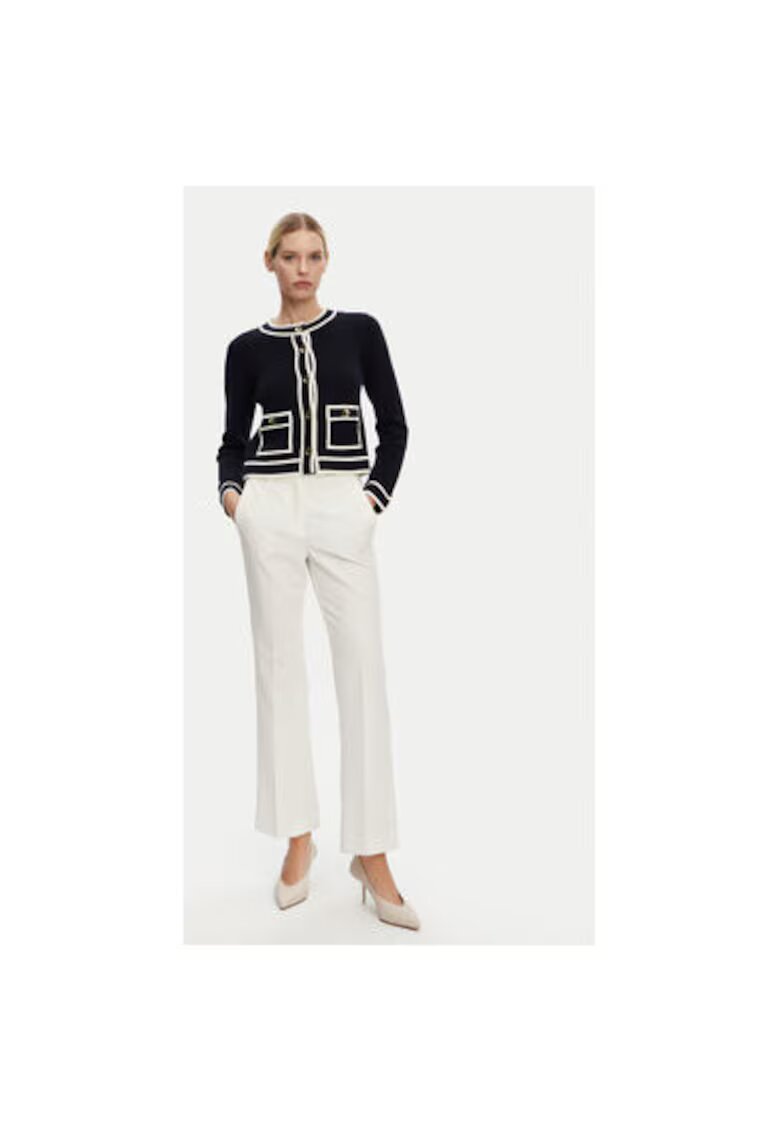 Luisa Spagnoli Cardigan dama - 304968440 - Lana - Negru - Negru