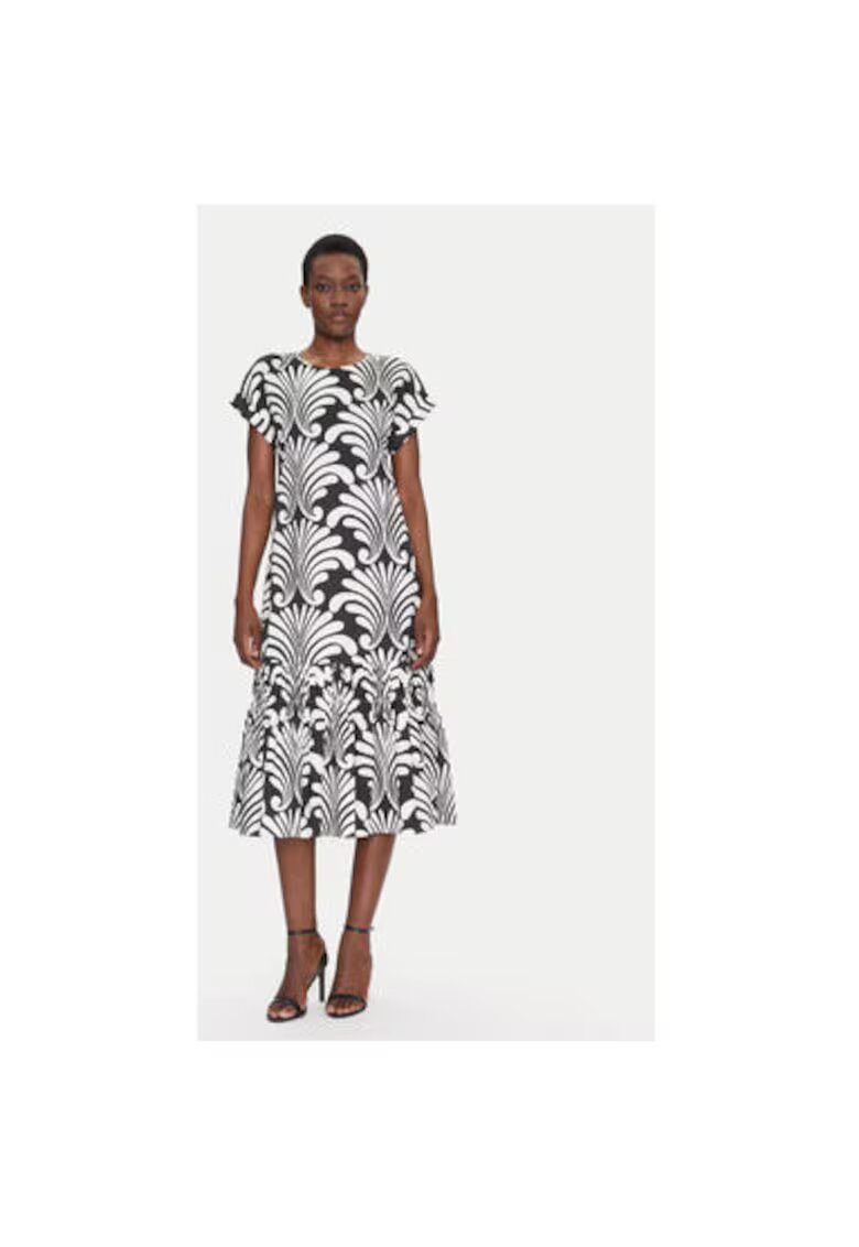 Luisa Spagnoli Rochie dama 541798 PASSITO - Bumbac - Negru - Negru