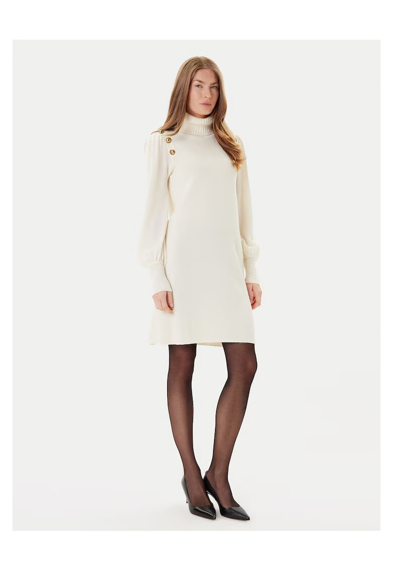 Luisa Spagnoli Rochie tricotata de dama bej - fabrica de calitate