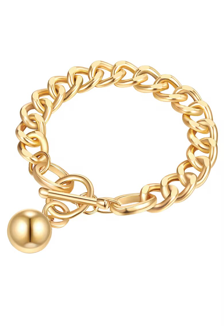 Lulu  Jane Bratara placata cu aur de 14K 22529 - Auriu