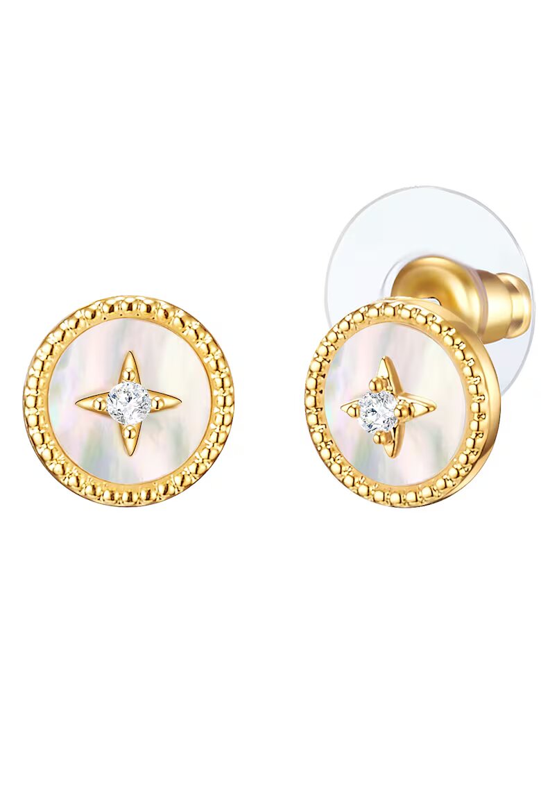 Lulu  Jane Cercei drop cu tija placati cu aur de 14K - Auriu