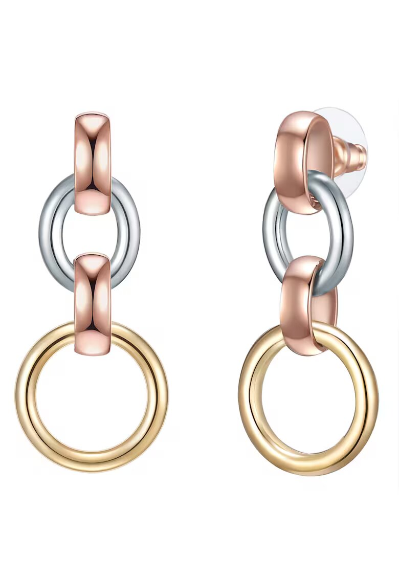 Lulu  Jane Cercei drop cu tija placati cu aur de 14K - Auriu rose