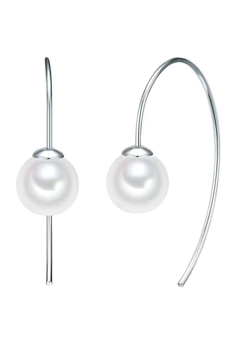 Lulu  Jane Cercei drop decorati cu perle de cultura - Argintiu