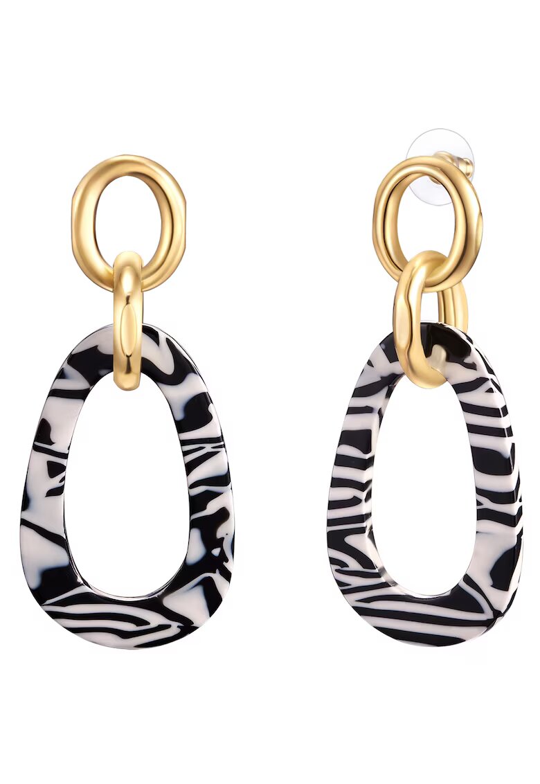 Lulu  Jane Cercei drop placat cu aur de 14K - Auriu
