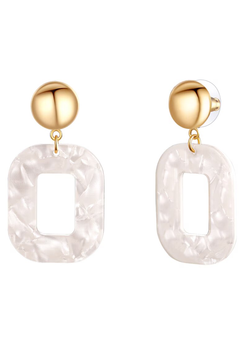 Lulu  Jane Cercei drop placati cu aur de 14K - Auriu