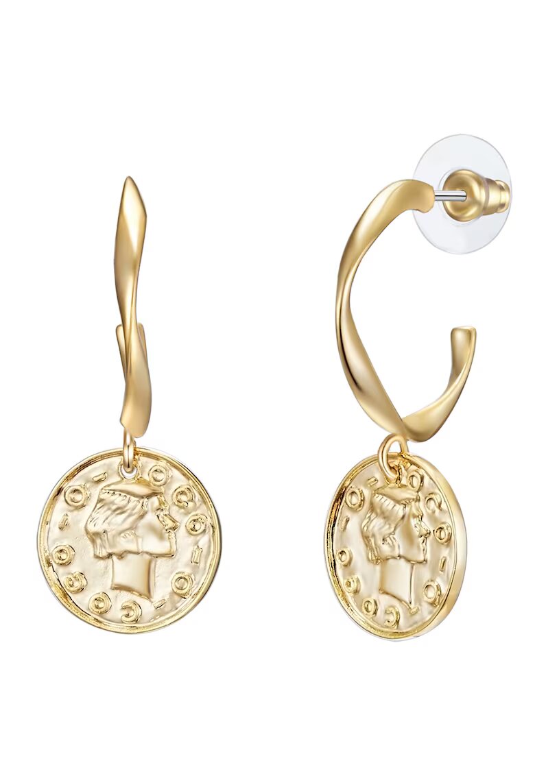 Lulu  Jane Cercei drop placati cu aur de 14K - Auriu
