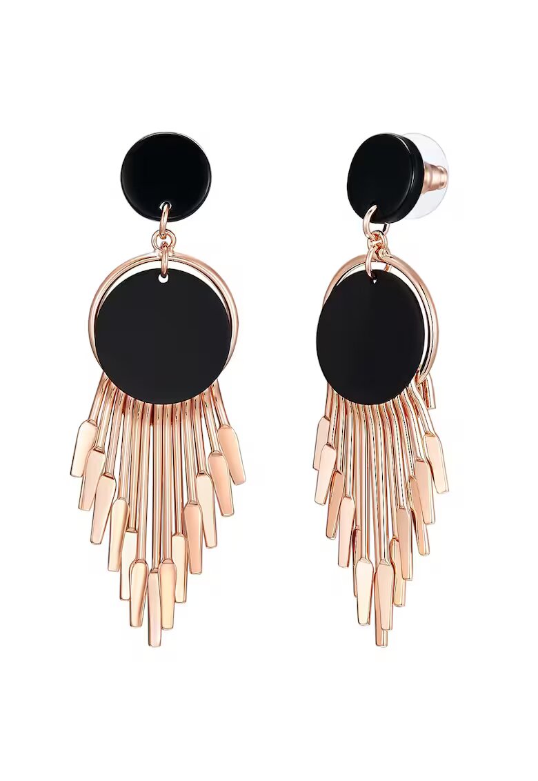 Lulu  Jane Cercei drop placati cu aur de 14K - Auriu rose