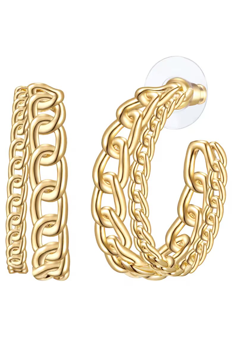 Lulu  Jane Cercei in forma de semiluna placati cu aur de 14K 32105 - Auriu/Galben
