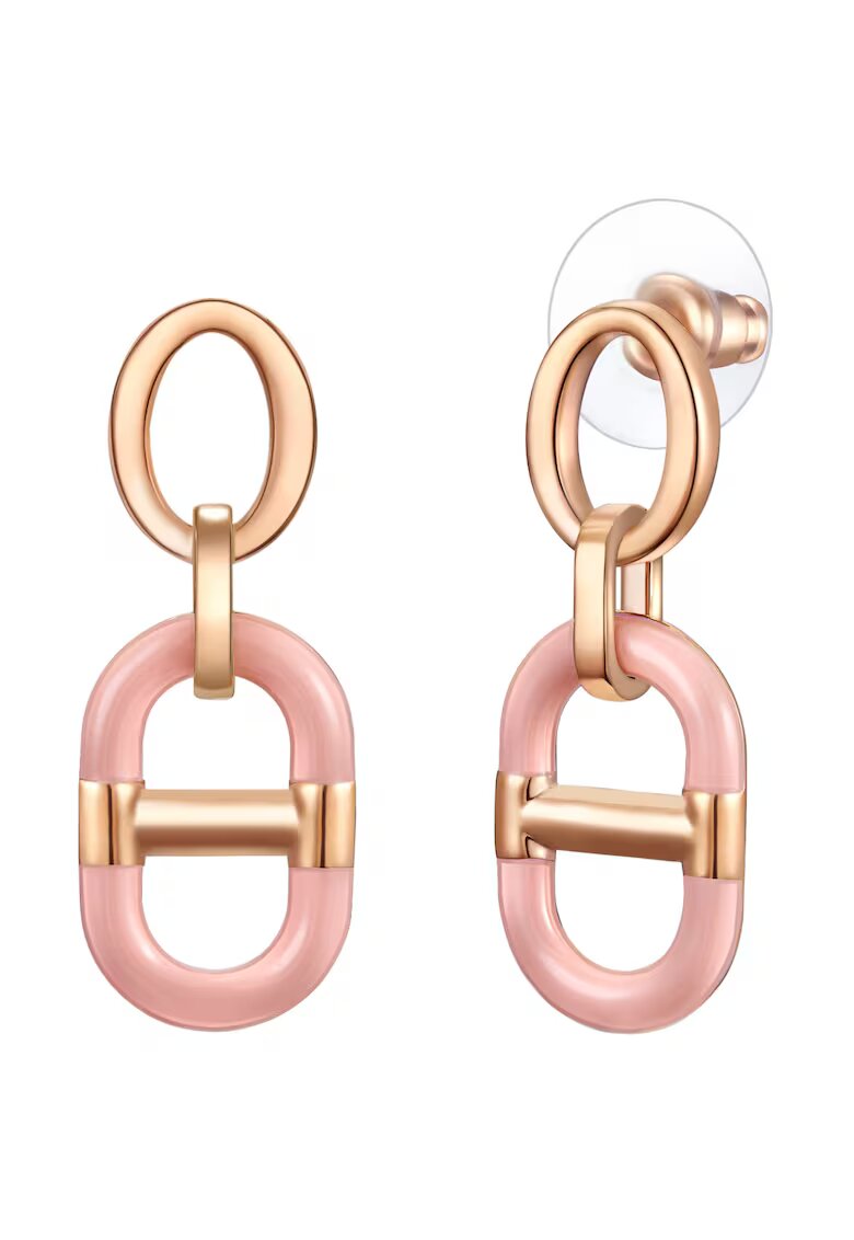 Lulu  Jane Cercei placati cu aur de 14K - Auriu rose