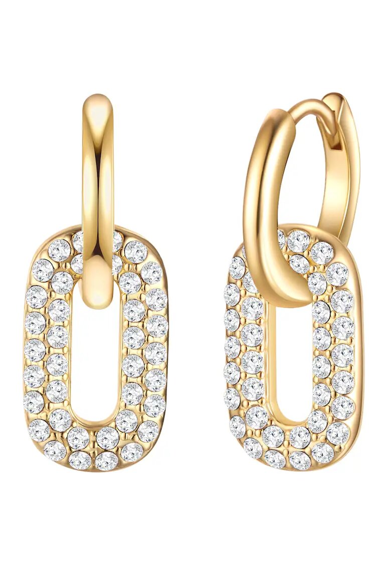 Lulu  Jane Cercei placati cu aur de 14K - cu cristale - Auriu/Galben