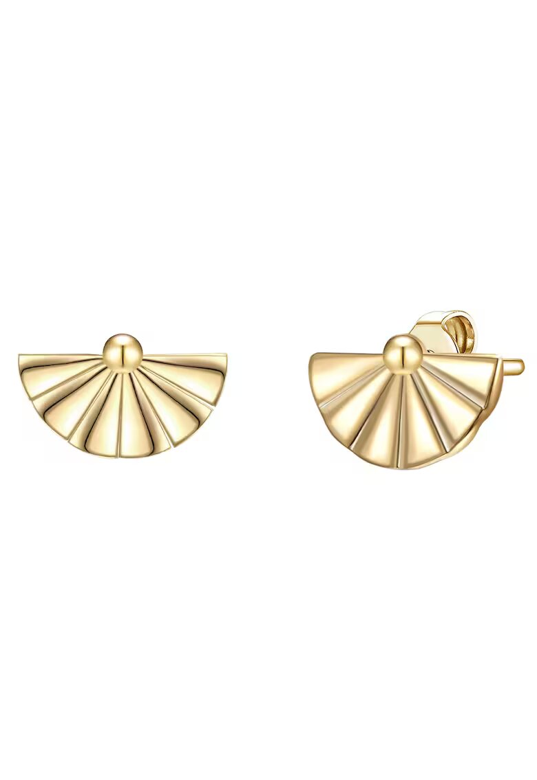 Lulu  Jane Cercei placati cu aur de 14K - cu tija - Auriu/Galben