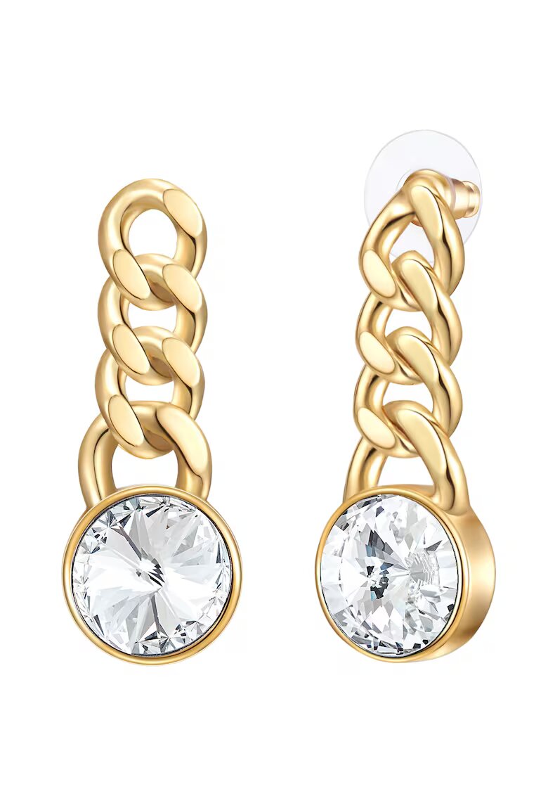 Lulu  Jane Cercei placati cu aur de 14K - cu zirconia 32115 - Auriu/Galben