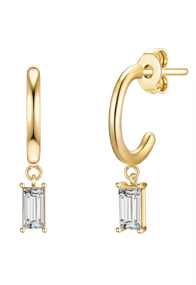 Lulu  Jane Cercei placati cu aur de 14K si decorati cu cristale 22521 - Auriu