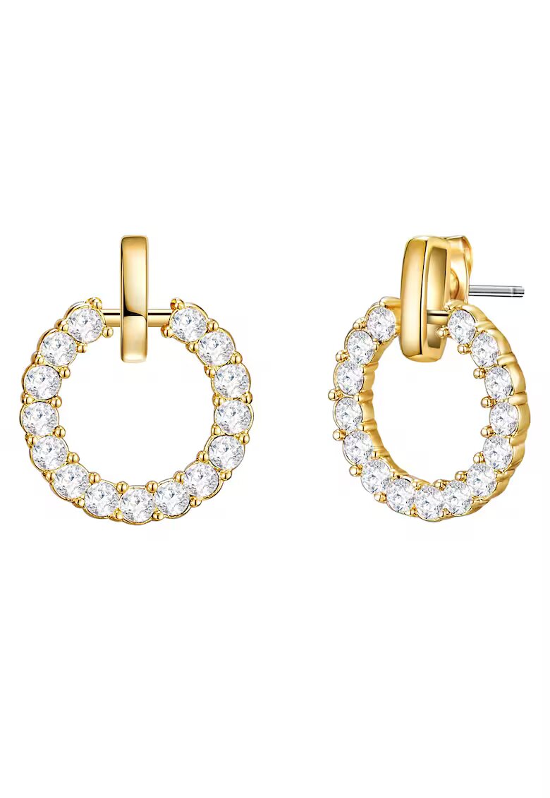 Lulu  Jane Cercei placati cu aur de 14K si decorati cu cristale - Auriu