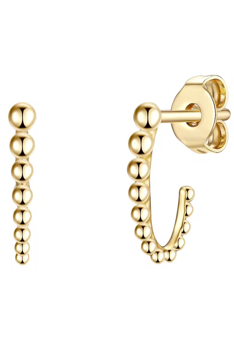 Lulu  Jane Cercei rotunzi placati cu aur de 14K - Auriu/Galben