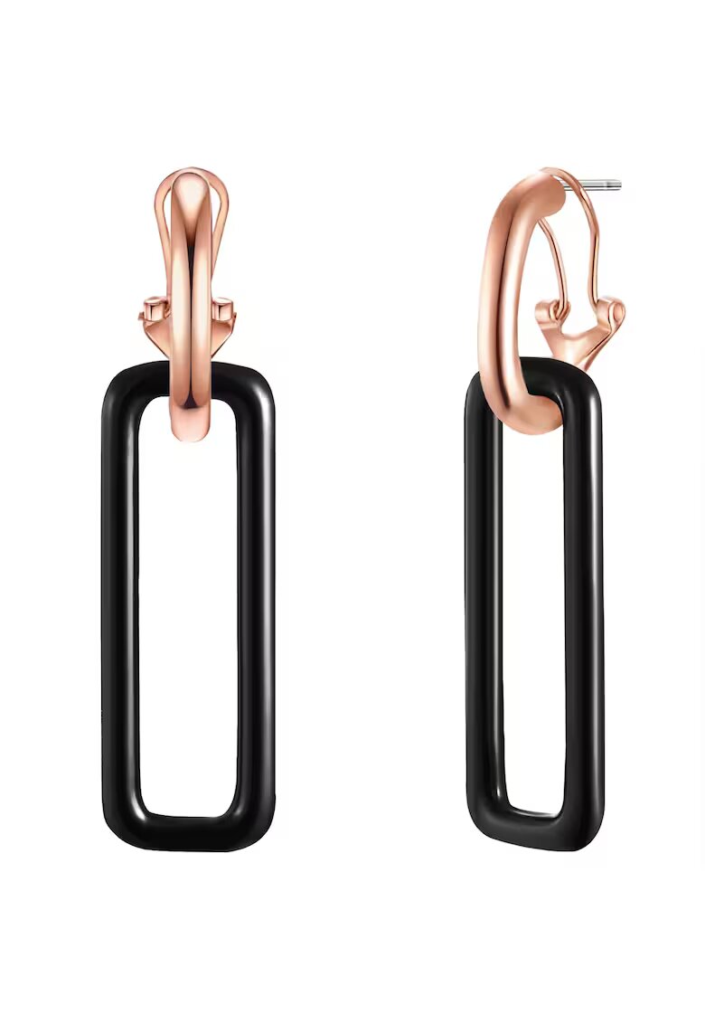 Lulu  Jane Cercei rotunzi placati cu aur de 14K - Auriu rose