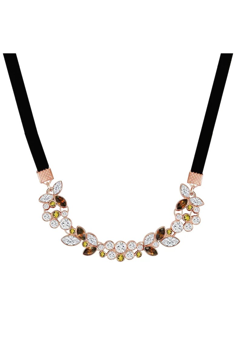 Lulu  Jane Colier-chocker de catifea placat cu aur de 14K - Auriu rose