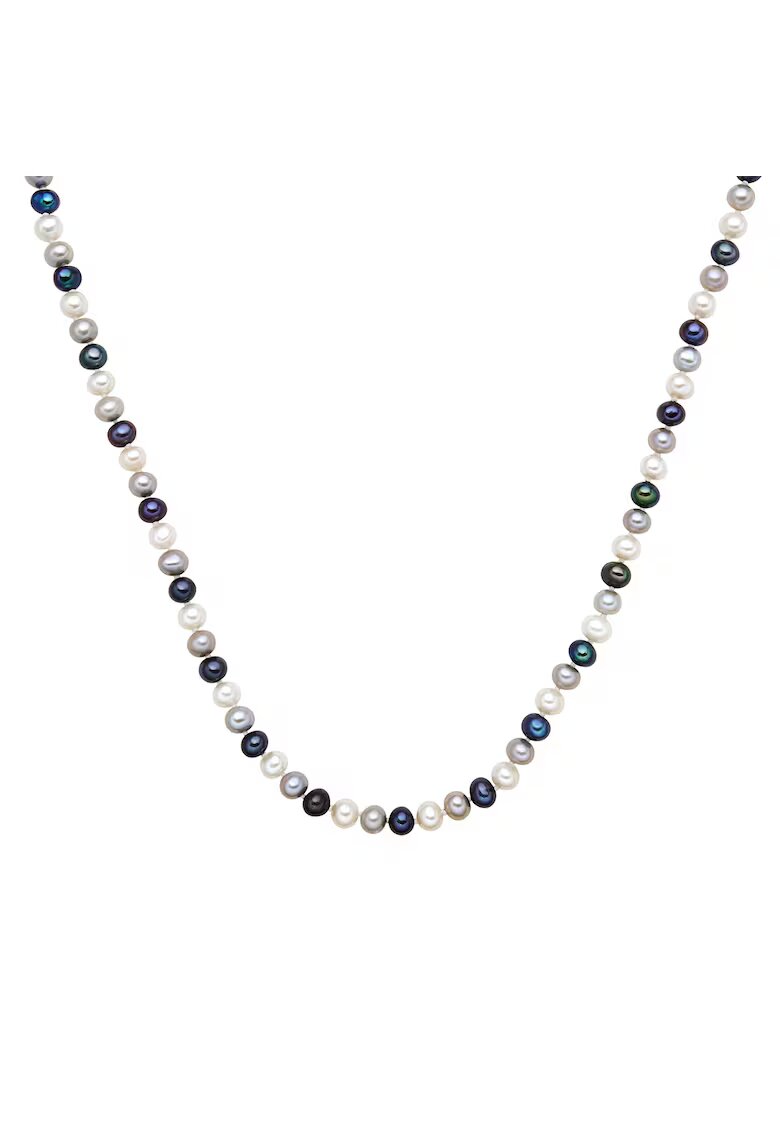 Lulu  Jane Colier din perle placate cu rodiu - Multicolor