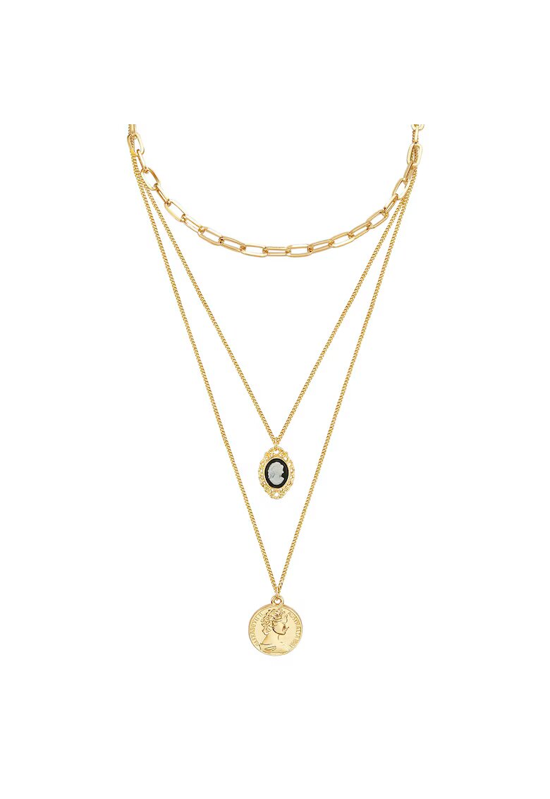 Lulu  Jane Colier stratificat placat cu aur de 14K - Auriu